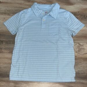 Boys Cat and Jack polo light blur shirt size 6/7